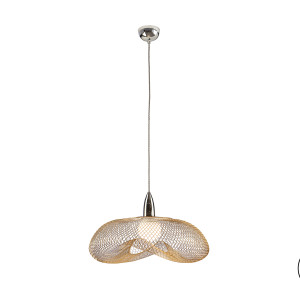 LAMPARA 1L ·FORMA· CROMO/ORO