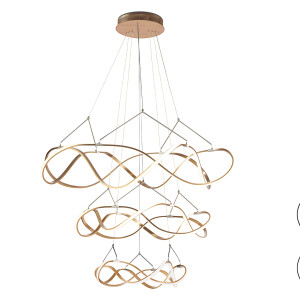 MOLLY-LAMP 3 AROS 110D ORO ROSA DIM