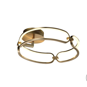 COLETTE-PLAFON LED Ø47 ORO ROSA