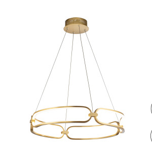 COLETTE-LAMPARA 60Ø ORO ROSA DIM