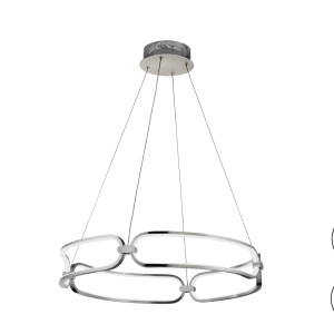 COLETTE- LAMPARA 60Ø CROMO DIM