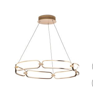 COLETTE- LAMPARA Ø80 ORO ROSA DIM