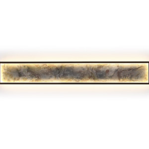 STONE-APLIQUE/PLAFON LED CCT -NEGRO L100