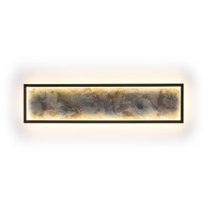 STONE- APLIQUE/PLAFON LED CCT-NEGRO L60
