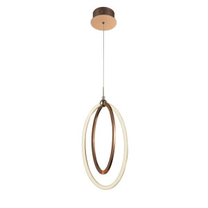 LAMPARA LED ·OCELLIS·22Ø ORO ROSA