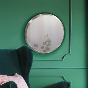 ARIES-ESPEJO REDONDO 44Ø PLATA