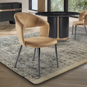 WILLY- SILLA - CAMEL/NEGRO