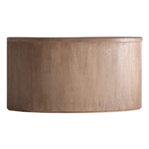 Barra de bar Marboz de estilo contemporáneo, fabricado en madera roble en color marrón claro. Producto desmontable.