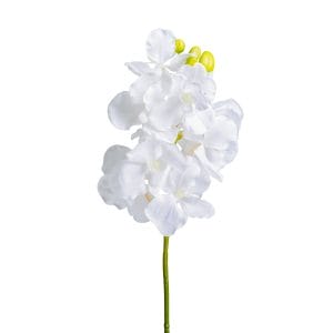 Flor Azahar de estilo clásico, fabricado en plástico en color blanco, combinado con poliéster.