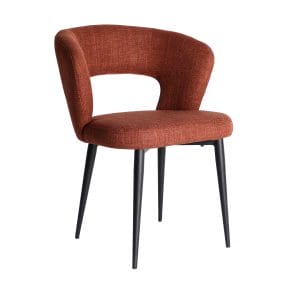 Silla rectangular flagnac de estilo contemporáneo, fabricado en poliéster en color rojo, combinado con madera contrachapada en color negro y espuma. Producto desmontable.