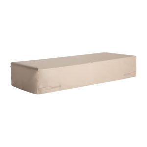 Funda protectora tumbona Pure de estilo clásico, fabricado en poliéster en color beige. Compatible con: 34921.
