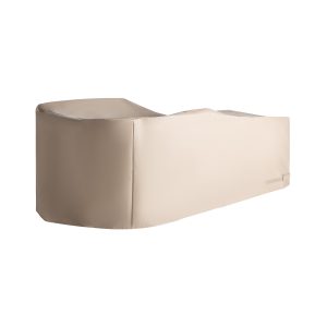 Funda protectora chaise longue Trena de estilo clásico, fabricado en poliéster en color beige. Compatible con: 34817.