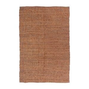 Alfombra Kalhid de estilo boho, fabricado en yute en color marrón.