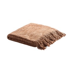 Plaid Blade de estilo clásico, fabricado en algodón en color marrón.