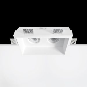 Empotrable Invisible de escayola ATOS 2 Blanco 290.0x170x75 mm