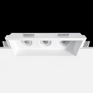 Empotrable Invisible de escayola ATOS 3 Blanco 406.0x170x75 mm