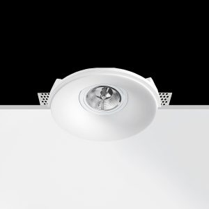 Empotrable Invisible de escayola AURA Blanco 300.0x300x70 mm