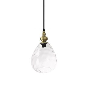 Lámpara de techo B1053-CL Bronce Antiguo, Transparente 210.0x340x1500 mm