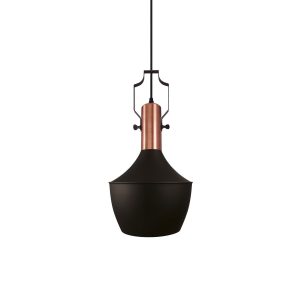 Lámpara de techo de aluminio B1065-B Cobre envejecido, Negro 380.0x250x1500 mm