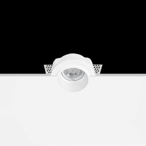 Empotrable Invisible de escayola BEGONIA Blanco 80.0x80x40 mm