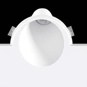 Empotrable Invisible de escayola CYBE Blanco 360.0x360x230 mm