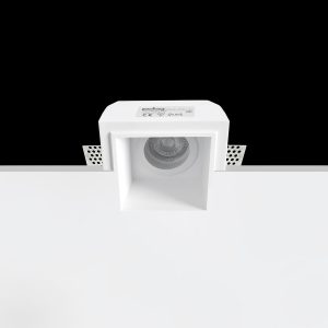 Empotrable Invisible de escayola DICRO 1 Blanco 103.0x103x75 mm