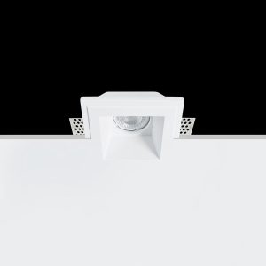 Empotrable Invisible de escayola EDEN Blanco 120.0x120x65 mm