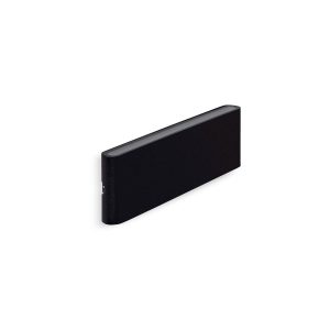 Aplique de Pared de aluminio EX1148-BK Negro 90.0x300x30 mm