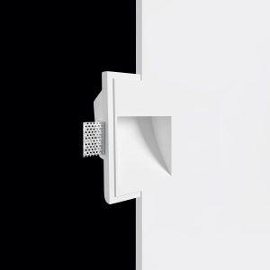 Aplique Pared Invisible de escayola FOLK Blanco 185.0x130x70 mm