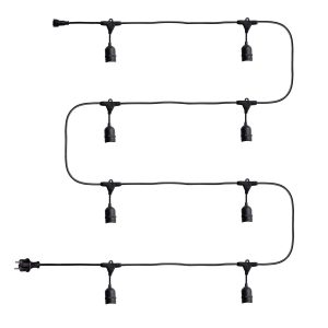 Lámpara de techo GUIRNALGA GUIR8-BK Negro 5000.0x5000x190 mm
