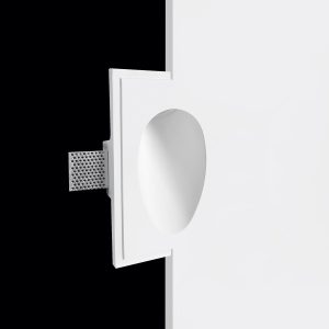 Aplique Pared Invisible de escayola KAVA Blanco 245.0x160x70 mm