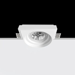 Empotrable Invisible de escayola KU 1 Blanco 224.0x224x52 mm