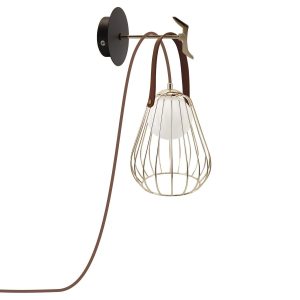 Aplique de Pared MB2212-GD Dorado 180.0x200x390 mm