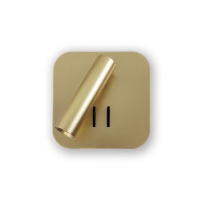 Aplique de Pared de aluminio MB2218-GD Dorado 130.0x130x30 mm