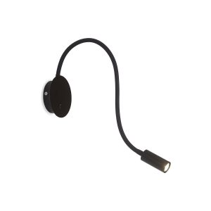 Aplique de Pared de aluminio MB2219-BK Negro 100.0x650x100 mm