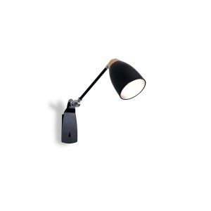 Aplique de Pared MB2223-BK Negro 120.0x260x250 mm