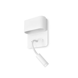 Aplique de Pared de aluminio MB2232-WH Blanco 160.0x95x180 mm