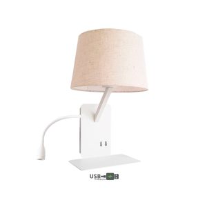 Aplique de Pared de aluminio MB2245-IZQ Blanco 230.0x235x370 mm