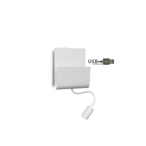 Aplique de Pared de aluminio MB2250-WH Blanco 130.0x70x155 mm