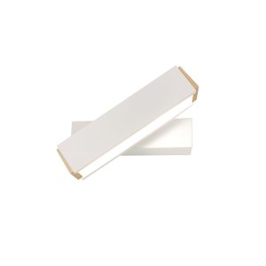 Aplique de Pared de aluminio MB2464-WH Blanco 200.0x110x50 mm