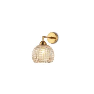 Aplique de Pared MB3217-GD Latón Antiguo 190.0x245x265 mm