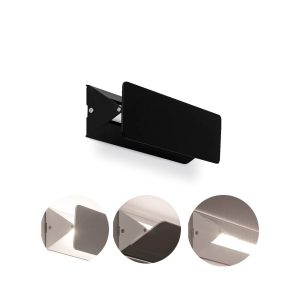Aplique de Pared de aluminio MB4009-BK Negro 310.0x54x80 mm