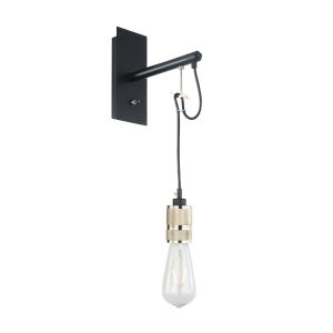 Aplique de Pared MB6235-GD Dorado, Negro 80.0x220x550 mm