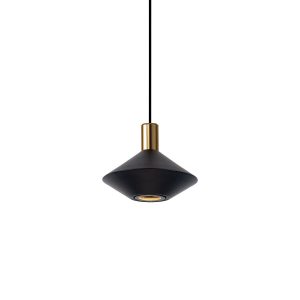 Lámpara de techo de aluminio MD2502-BK Dorado, Negro 170.0x135x1500 mm
