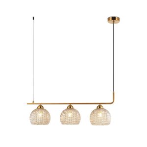 Lámpara de techo MD3216-GD Latón Antiguo 190.0x845x1500 mm