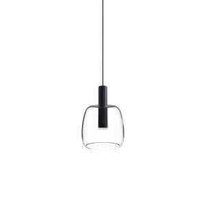 Lámpara de techo de aluminio MD4182-BK Negro 160.0x231x1900 mm