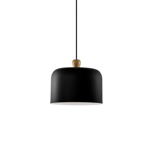 Lámpara de techo de aluminio MD4614-BK Negro 300.0x280x1500 mm