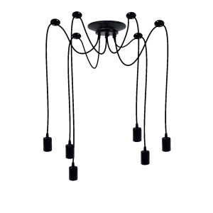 Lámpara de techo MD4650-BK Negro 200.0x60x2500 mm