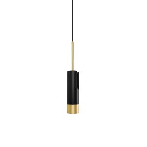 Lámpara de techo de aluminio MD6124-BKG Dorado, Negro 55.0x310x1500 mm