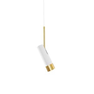 Lámpara de techo de aluminio MD6124-WHG Blanco, Dorado 55.0x310x1500 mm